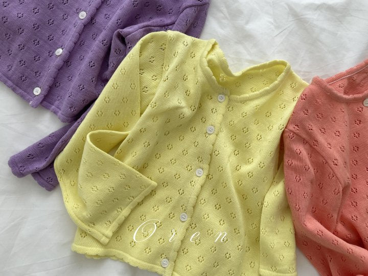 【予約商品】Rosalind Knit Cardigan [Oren] (26SS)【2026年3月中旬以降順次発送】