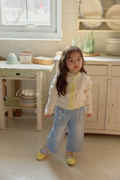 【予約商品】Amelie's Cashmere Knit Cardigan [Oren] (26SS)【2026年3月中旬以降順次発送】