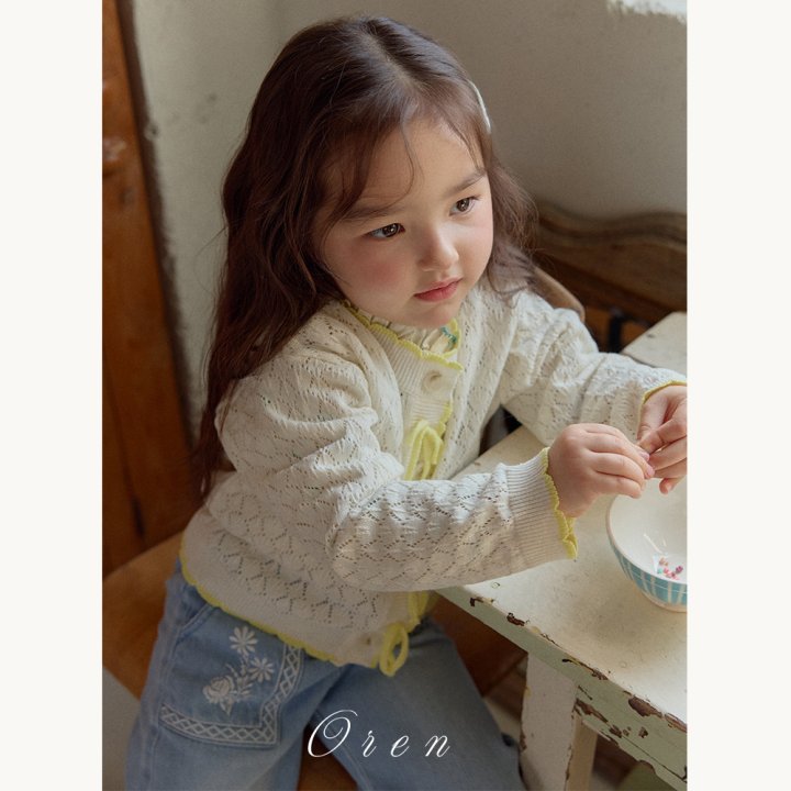 【予約商品】Amelie's Cashmere Knit Cardigan [Oren] (26SS)【2026年3月中旬以降順次発送】
