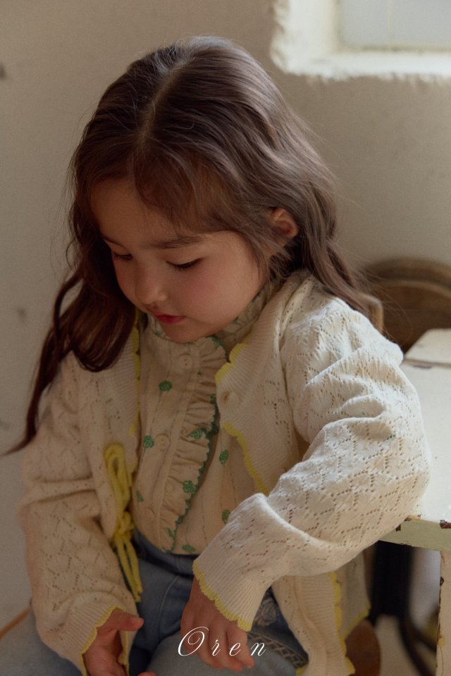 【予約商品】Amelie's Cashmere Knit Cardigan [Oren] (26SS)【2026年3月中旬以降順次発送】