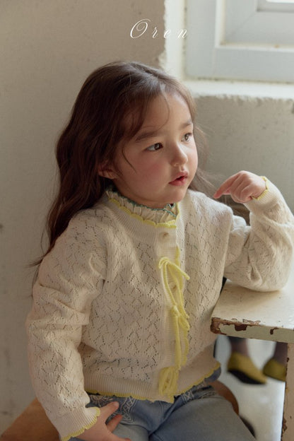 【予約商品】Amelie's Cashmere Knit Cardigan [Oren] (26SS)【2026年3月中旬以降順次発送】