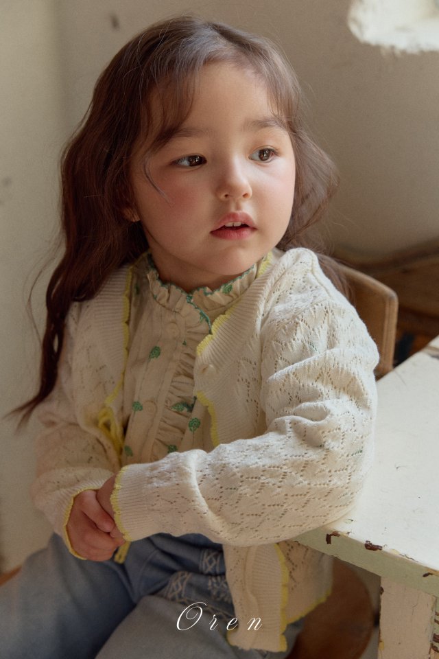 【予約商品】Amelie's Cashmere Knit Cardigan [Oren] (26SS)【2026年3月中旬以降順次発送】