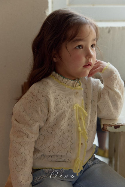 【予約商品】Amelie's Cashmere Knit Cardigan [Oren] (26SS)【2026年3月中旬以降順次発送】