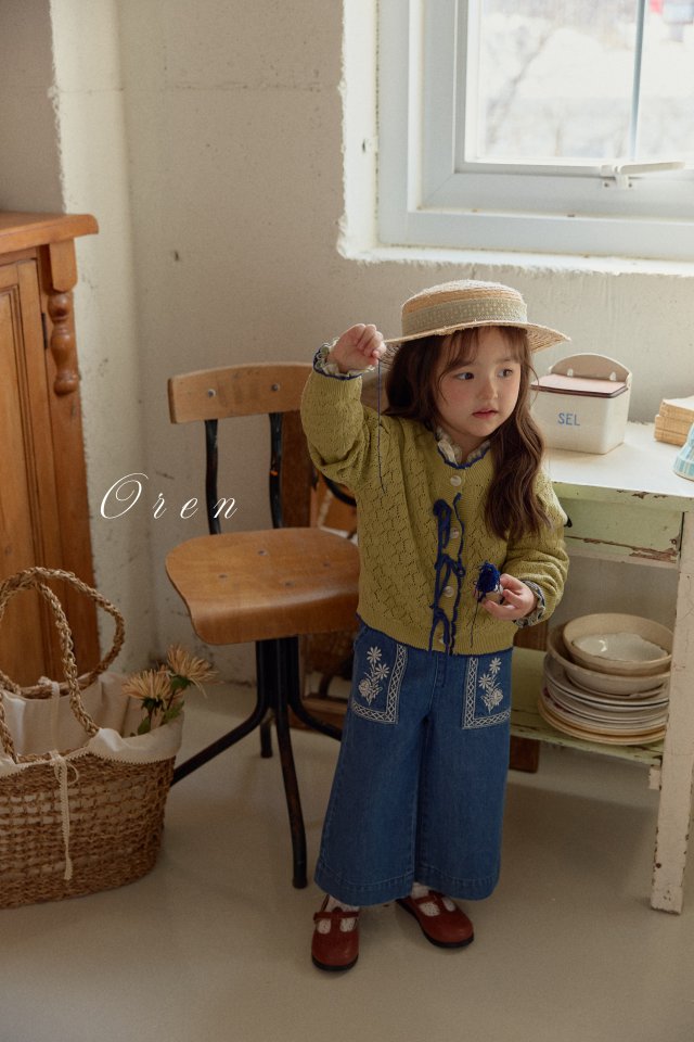 【予約商品】Amelie's Cashmere Knit Cardigan [Oren] (26SS)【2026年3月中旬以降順次発送】