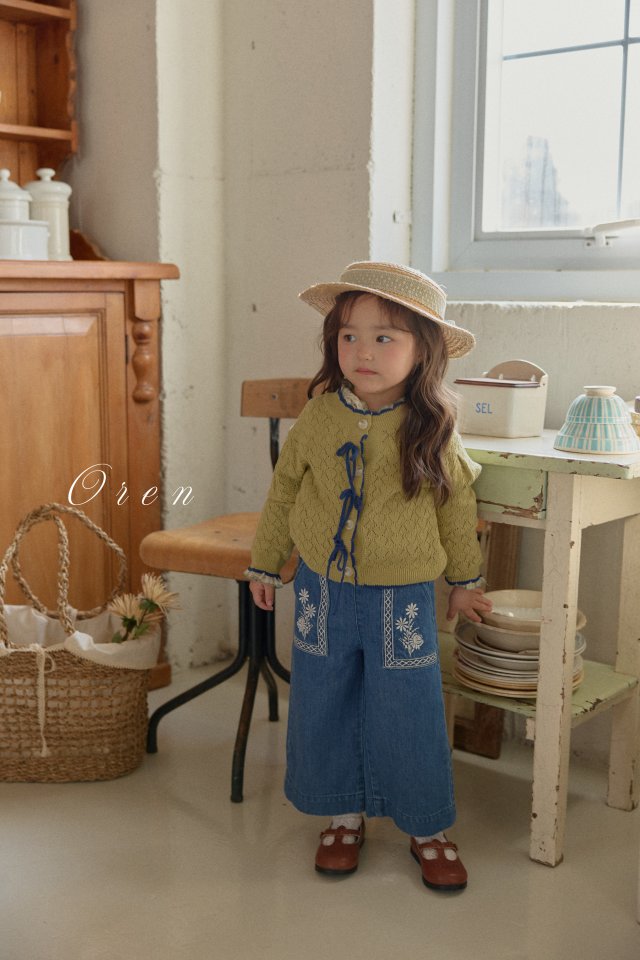 【予約商品】Amelie's Cashmere Knit Cardigan [Oren] (26SS)【2026年3月中旬以降順次発送】