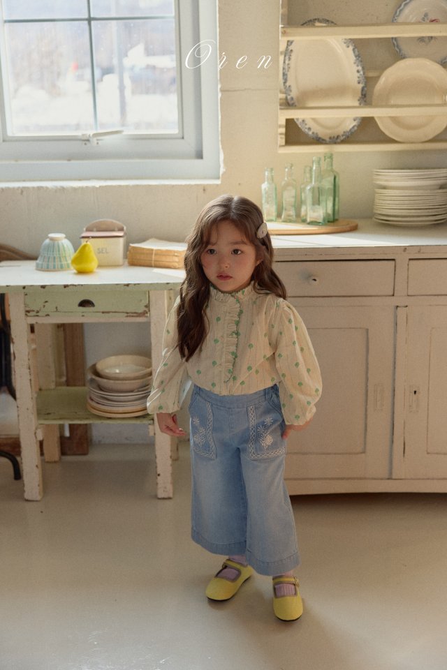 【予約商品】Corret floral shirt [Oren] (26SS)【2026年3月中旬以降順次発送】