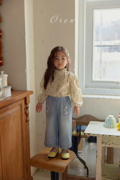 【予約商品】Corret floral shirt [Oren] (26SS)【2026年3月中旬以降順次発送】
