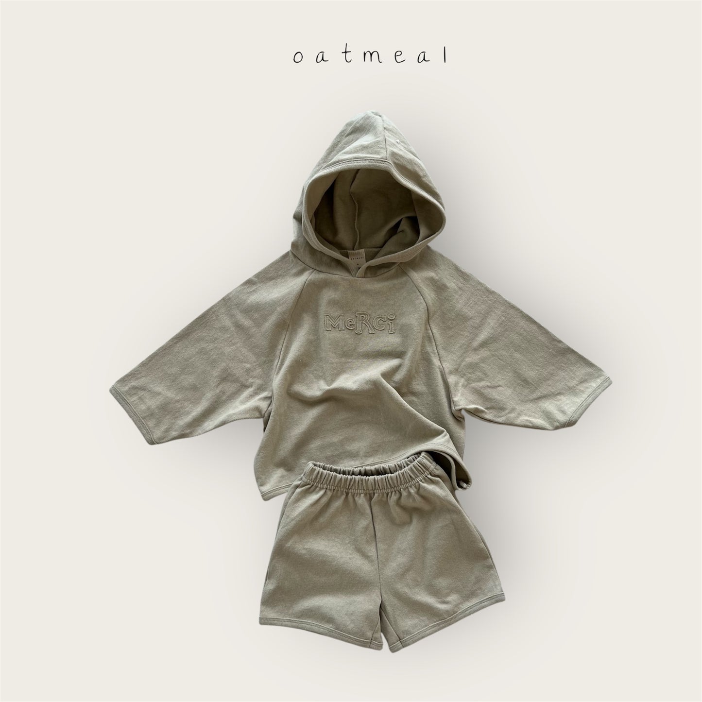 【予約商品】Merci Set [Oatmeal] (26SS)【2026年3月中旬以降順次発送】