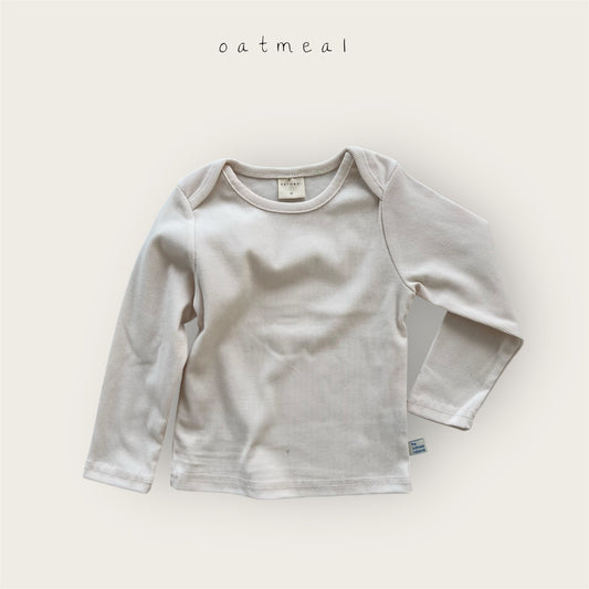 【予約商品】Bella Round tee [Oatmeal] (26SS)【2026年3月中旬以降順次発送】