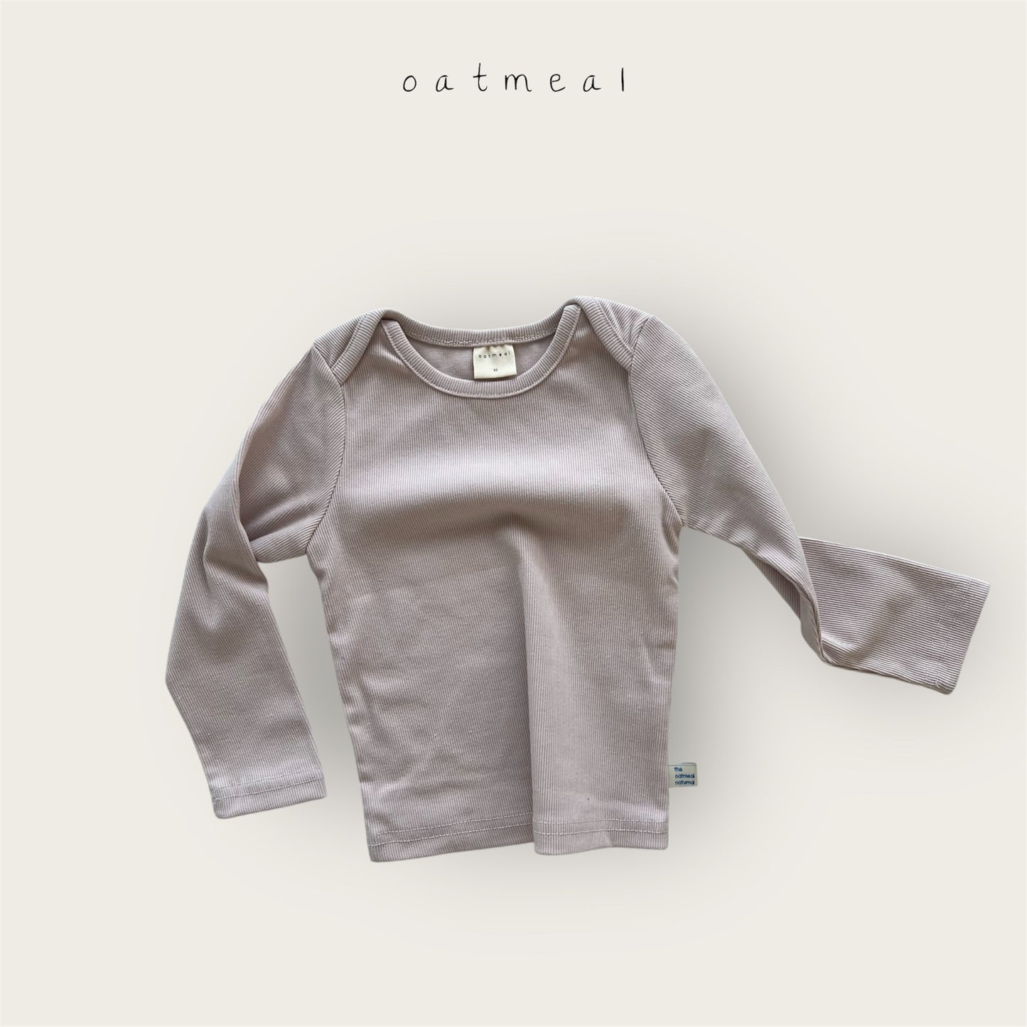 【予約商品】Bella Round tee [Oatmeal] (26SS)【2026年3月中旬以降順次発送】