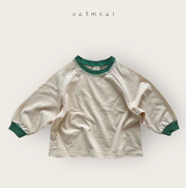 【予約商品】Reverse Raglan tee [Oatmeal] (26SS)【2026年3月中旬以降順次発送】