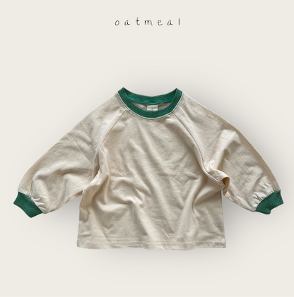 【予約商品】Reverse Raglan tee [Oatmeal] (26SS)【2026年3月中旬以降順次発送】