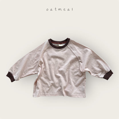 【予約商品】Reverse Raglan tee [Oatmeal] (26SS)【2026年3月中旬以降順次発送】
