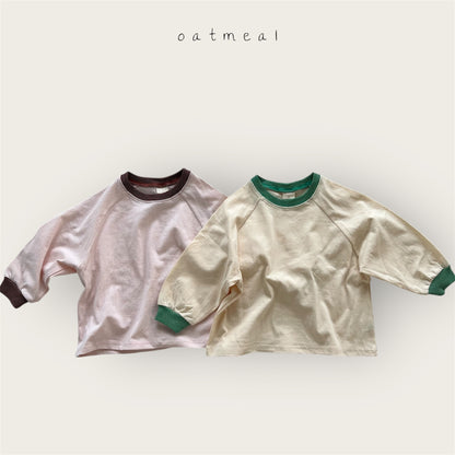 【予約商品】Reverse Raglan tee [Oatmeal] (26SS)【2026年3月中旬以降順次発送】
