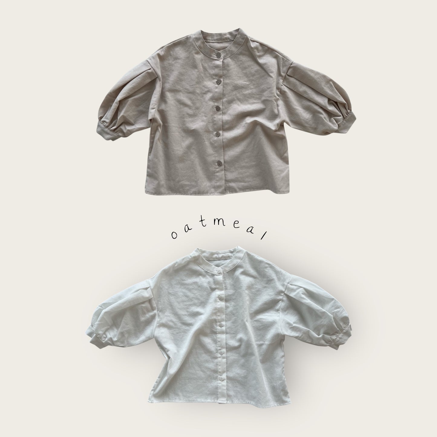 【予約商品】Blooming Blouse [Oatmeal] (26SS)【2026年3月中旬以降順次発送】