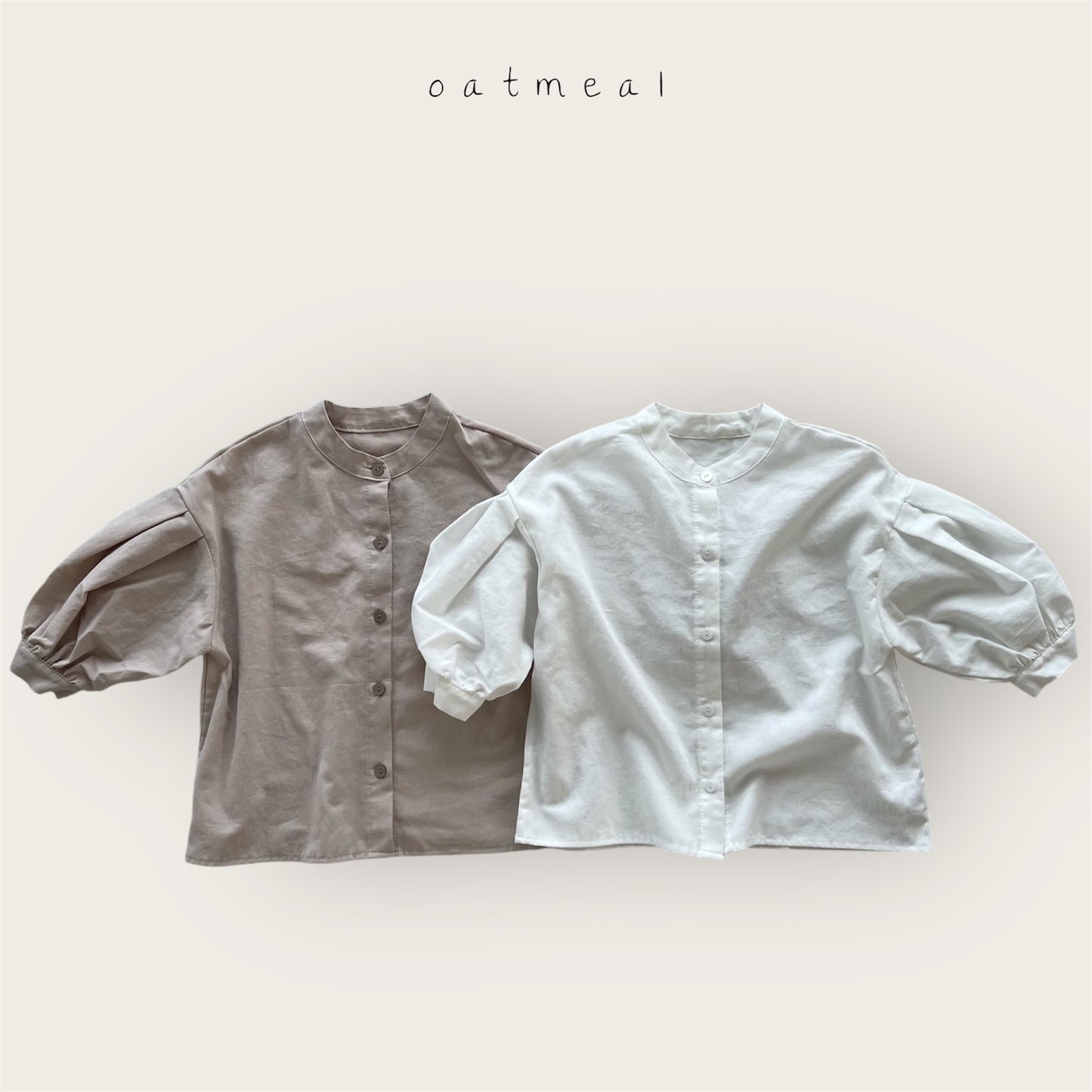 【予約商品】Blooming Blouse [Oatmeal] (26SS)【2026年3月中旬以降順次発送】