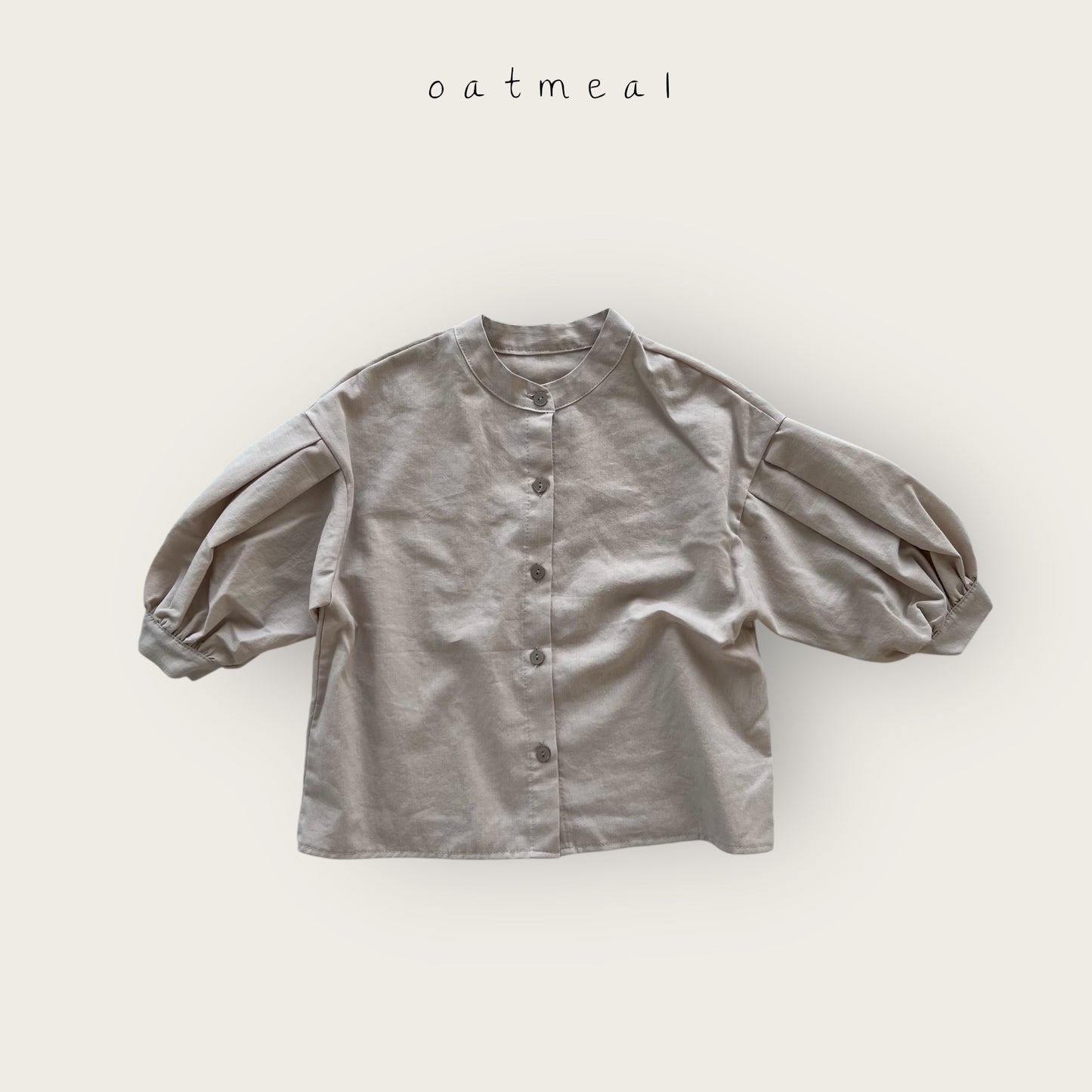 【予約商品】Blooming Blouse [Oatmeal] (26SS)【2026年3月中旬以降順次発送】