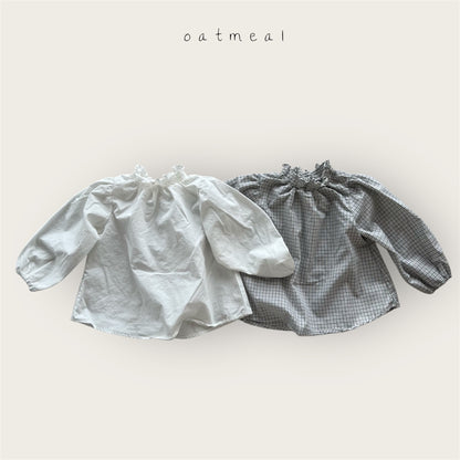 【予約商品】Smoke blouse [Oatmeal] (26SS)【2026年3月中旬以降順次発送】