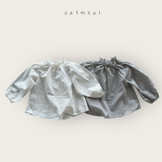 【予約商品】Smoke blouse [Oatmeal] (26SS)【2026年3月中旬以降順次発送】
