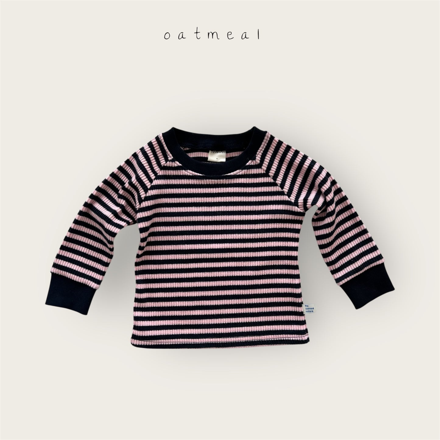【予約商品】Jelly stripe tee [Oatmeal] (26SS)【2026年3月中旬以降順次発送】