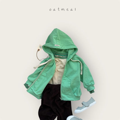 【予約商品】Koala hooded zip-up [Oatmeal] (26SS)【2026年3月中旬以降順次発送】