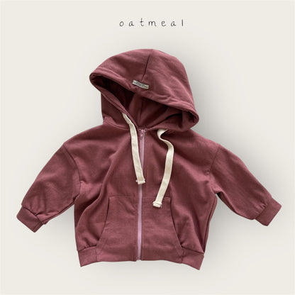 【予約商品】Koala hooded zip-up [Oatmeal] (26SS)【2026年3月中旬以降順次発送】