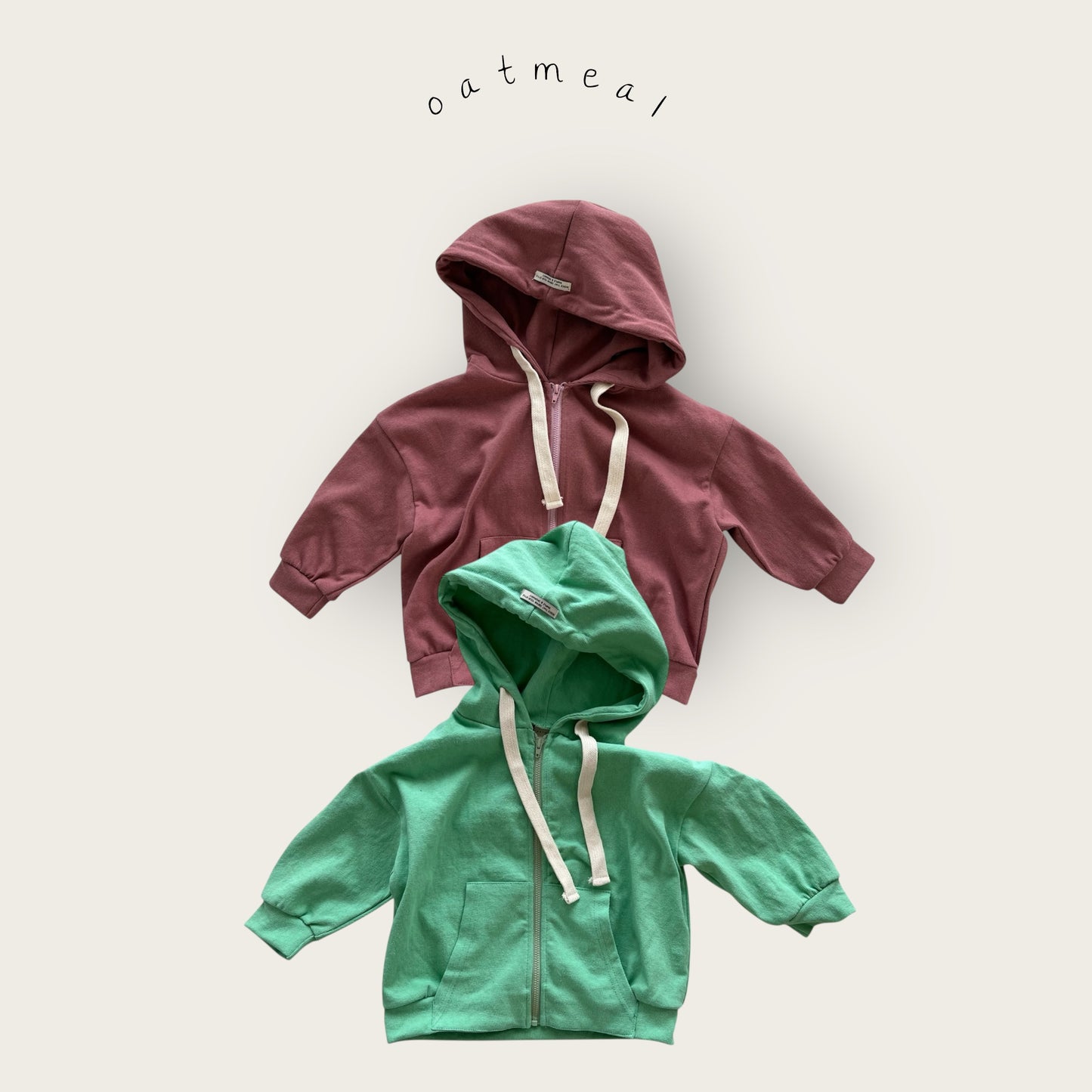 【予約商品】Koala hooded zip-up [Oatmeal] (26SS)【2026年3月中旬以降順次発送】