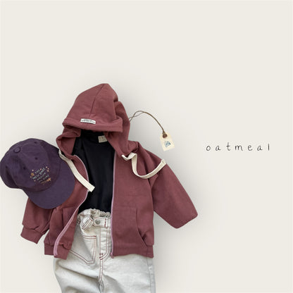 【予約商品】Koala hooded zip-up [Oatmeal] (26SS)【2026年3月中旬以降順次発送】