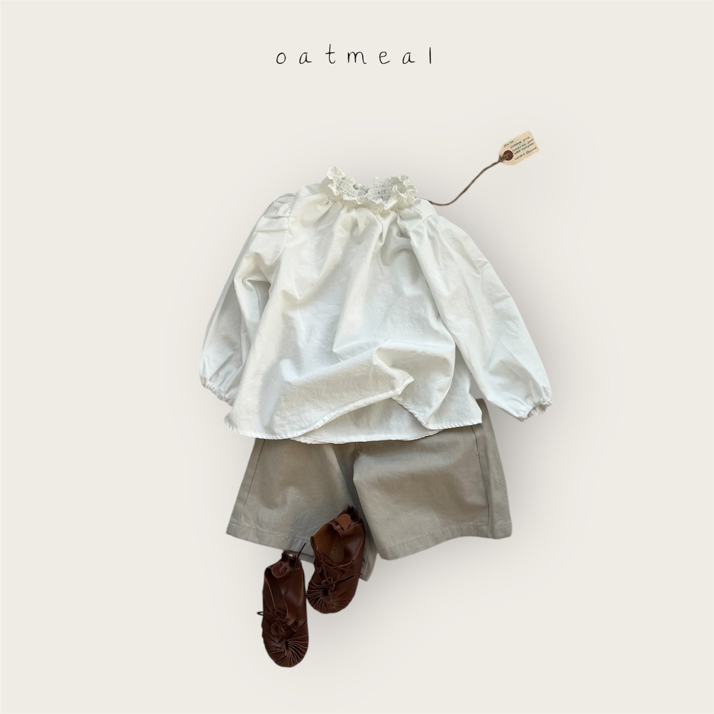 【予約商品】8-way wide pants [Oatmeal] (26SS)【2026年3月中旬以降順次発送】