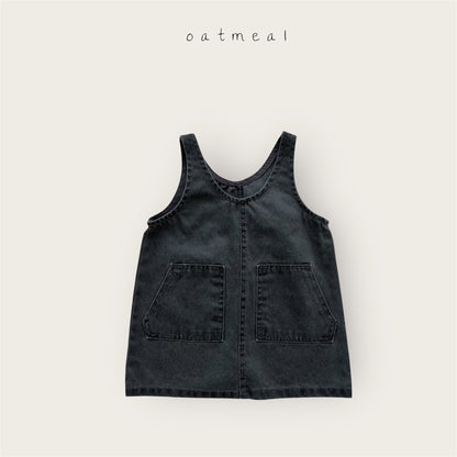 【予約商品】Vintage washed one-piece [Oatmeal] (26SS)【2026年3月中旬以降順次発送】