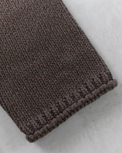 Knit bottom - Brown [EARTH THE ARCHIVE] (26AW)