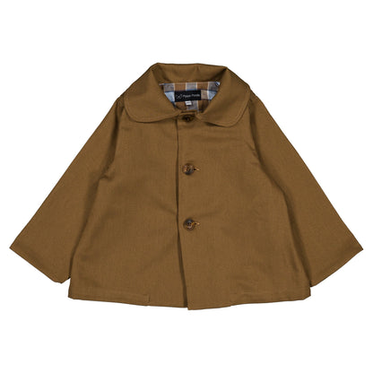 Jacket mid season VERNNEUIL - HONEY BROWN [Maison Marelle](25SS DROP2)