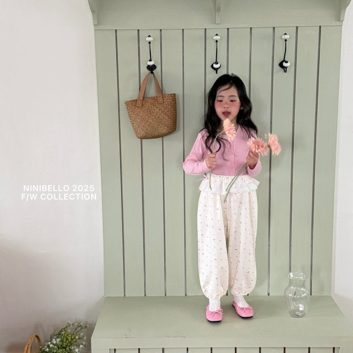 【予約販売】Sweety Lace Pants [NINIBELLO] (26SS)【2026年2月下旬以降順次発送】