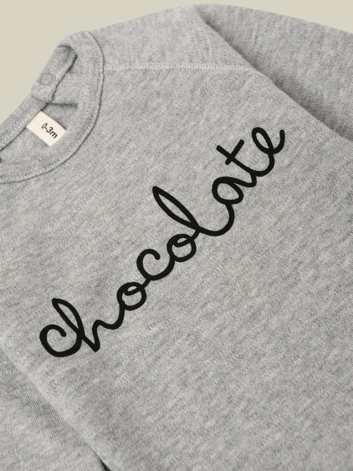 GREY MELANGE CHOCOLATE BODYSUIT [organic zoo] (Core Collection)