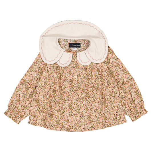 【オーダー会】 Blouse NOLLET - liberty [Maison Marelle](25AW Drop1) 【2025年12月中旬以降発送予定】