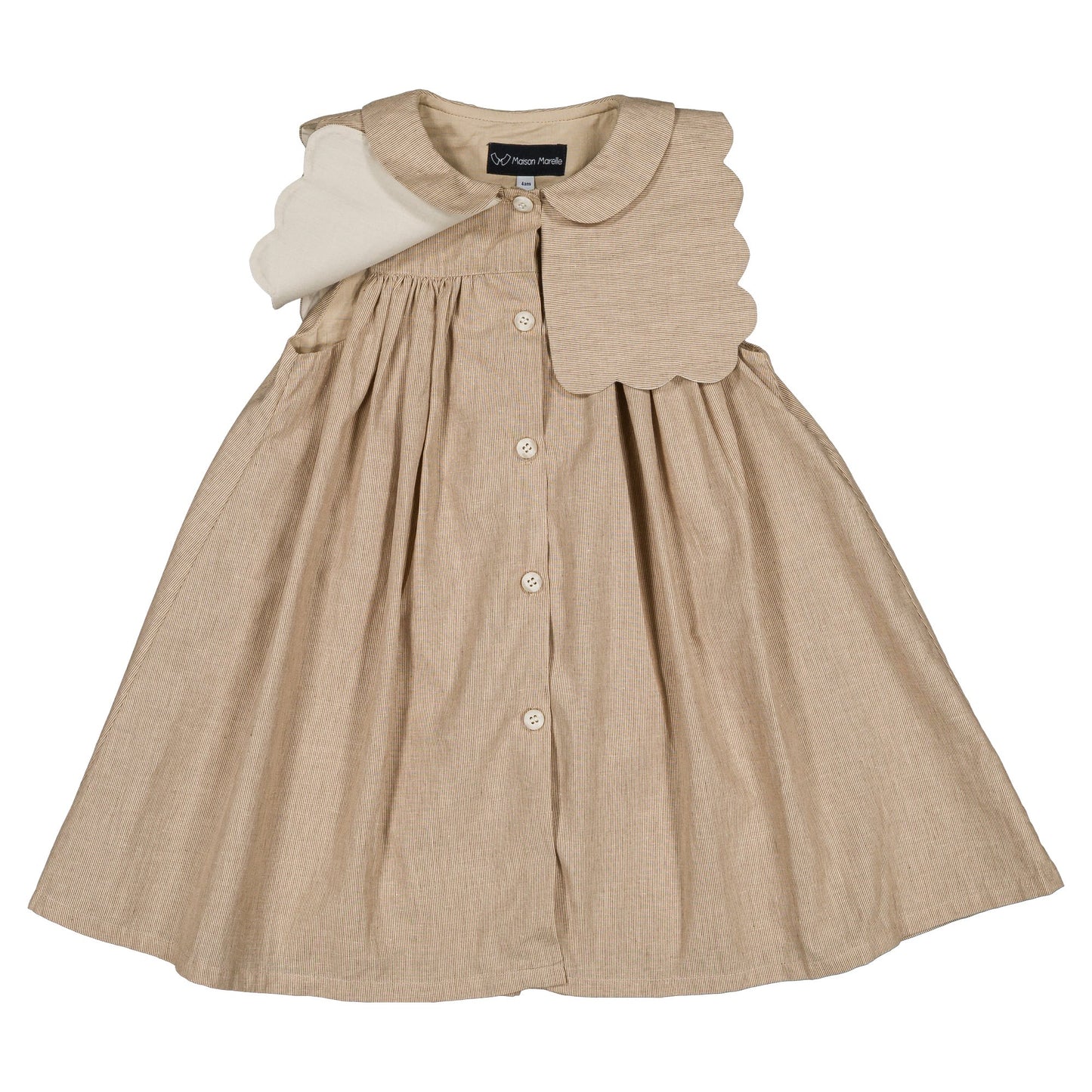 Dress ELYSEE - Beige [Maison Marelle](25SS DROP2)