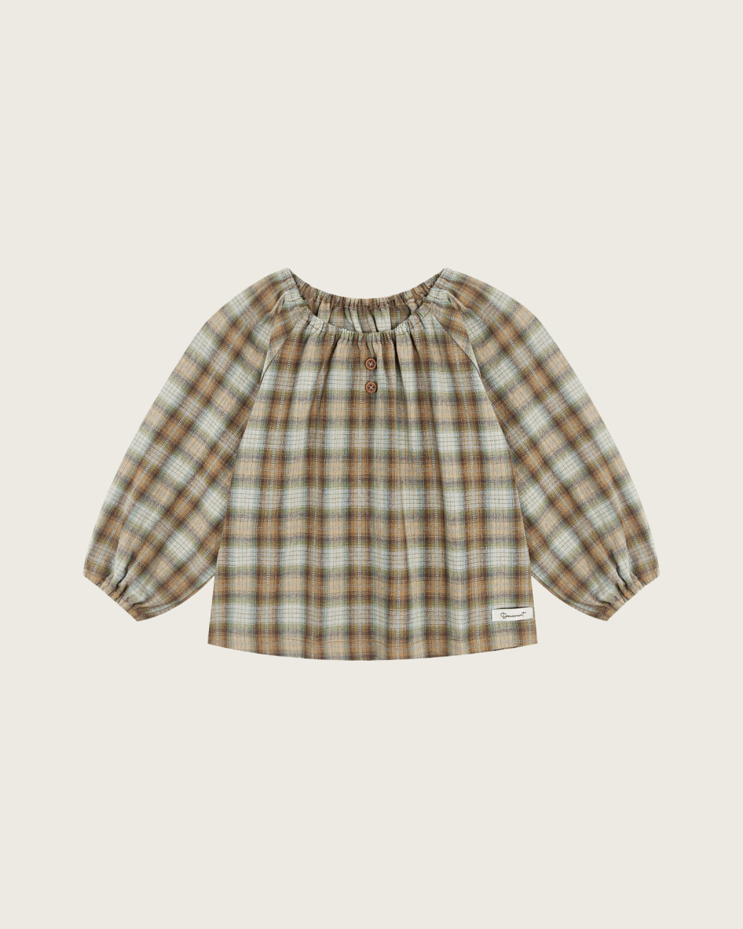 Forest Check Blouse [Doucement] (25AW)【2025年10月下旬以降お届け予定】