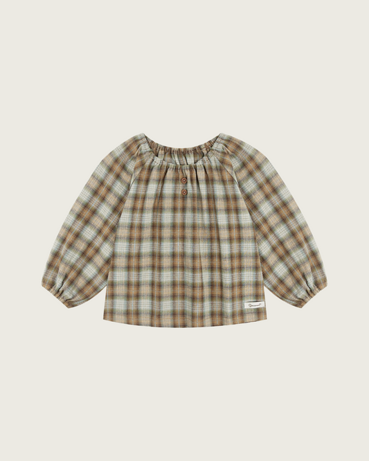 Forest Check Blouse [Doucement] (25AW)【2025年10月下旬以降お届け予定】