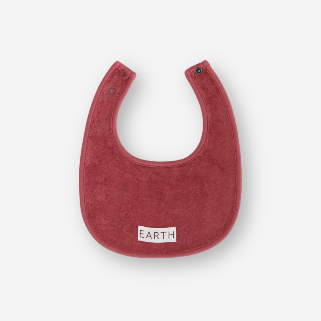 Organic Bib - Vintage Red [EARTH THE ARCHIVE] (26AW)