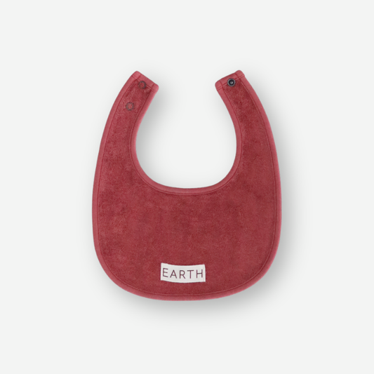 Organic Bib - Vintage Red [EARTH THE ARCHIVE] (26AW)
