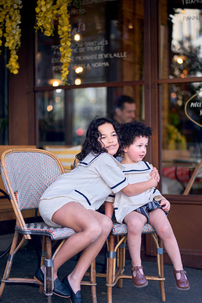 Bloomer CHAILLOT - navy stripes [Maison Marelle] (26SS)