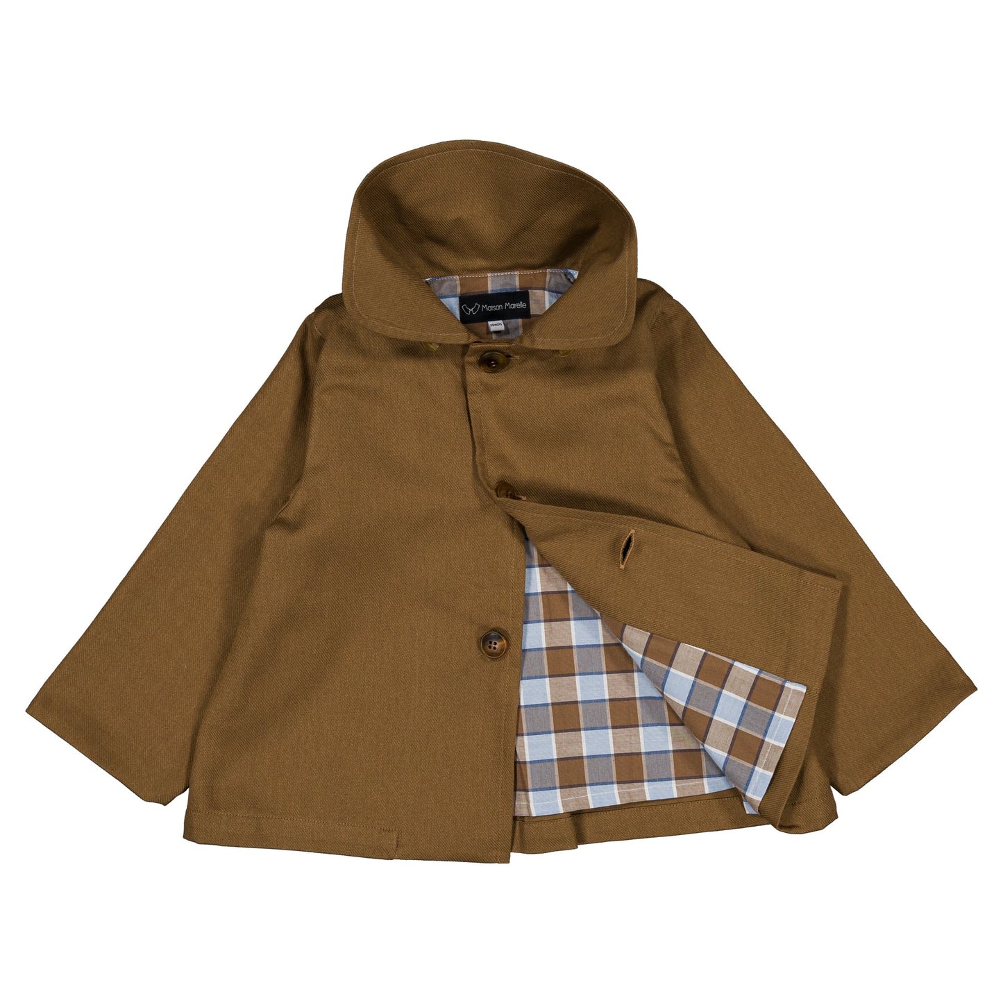 Jacket mid season VERNNEUIL - HONEY BROWN [Maison Marelle](25SS DROP2)