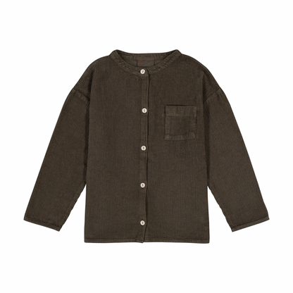 【予約販売】 JIM SHIRT - DARK TAUPE [STUDIO BOHEME] (25AW) 【2025年9月中旬以降入荷予定】