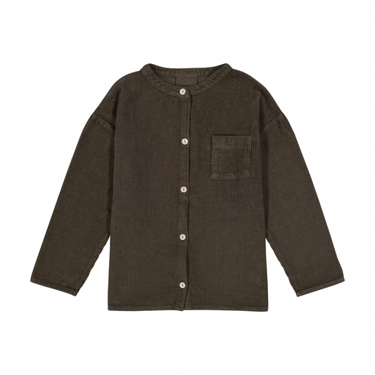【予約販売】 JIM SHIRT - DARK TAUPE [STUDIO BOHEME] (25AW) 【2025年9月中旬以降入荷予定】