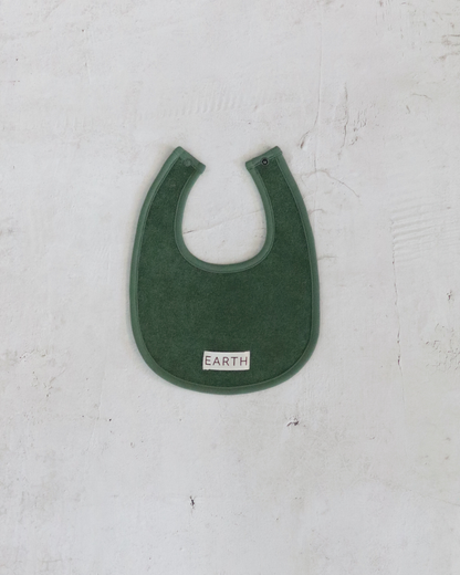 Organic Bib - Grass Green [EARTH THE ARCHIVE] (26AW)