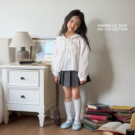 【予約販売】Little Princess Blouse [NINIBELLO] (26SS)【2026年2月下旬以降順次発送】