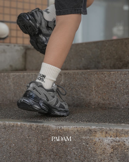 Vintage wolf sneaker - Midnight Black [PADAM] (25AW)