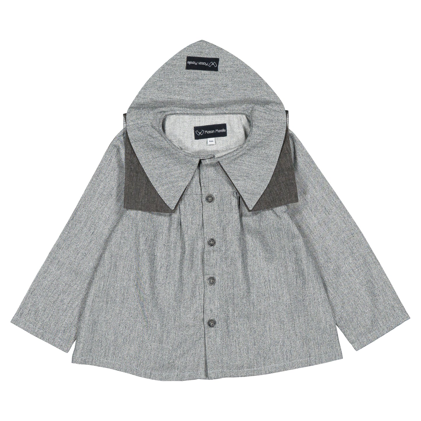 【オーダー会】 Shirt DUC - gray [Maison Marelle](25AW Drop1) 【2025年12月中旬以降発送予定】