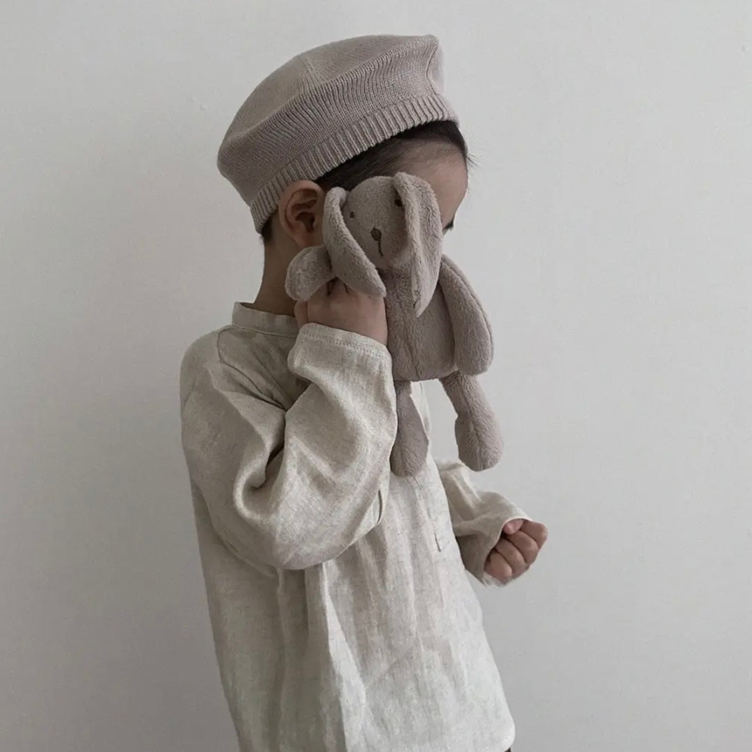 [aosta] peter shirt / beige