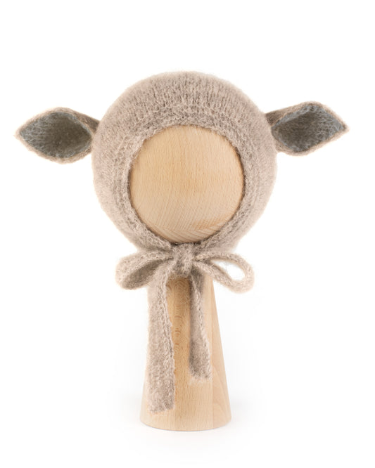 【オーダー会】 Fairy Bonnet Alpaca & Silk - Light Beige  [GANG OF KIDS / ギャングオブキッズ] 【2025年11月中旬頃発送予定】